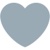 grey heart on Twitter/X