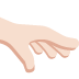 มือคว่ำฝ่ามือ: โทนผิวสีขาว on Twitter/X