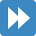 fast-forward button on Twitter/X