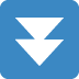 fast down button on Twitter/X