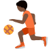 person bouncing ball: dark skin tone on Twitter/X