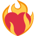 heart on fire on Twitter/X